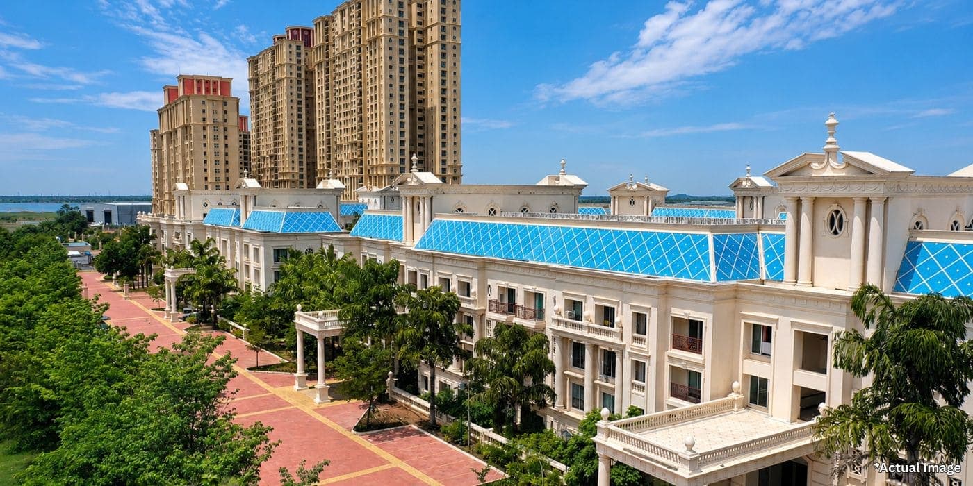 Neo-classical architecture at Hiranandani Parks, Oragadam