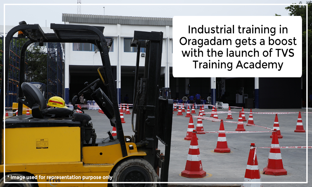 industrial training in oragadam gets a boost with the launch of tvs training academy