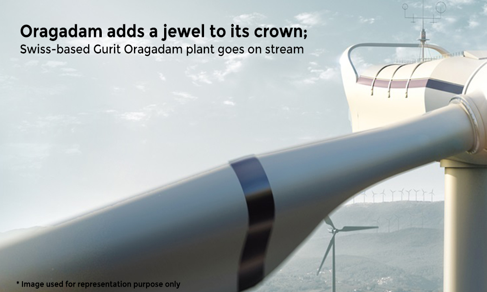 Oragadam adds a jewel to its crown; Swiss-based Gurit Oragadam plant goes on stream