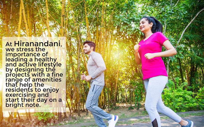 Man and woman are jogging