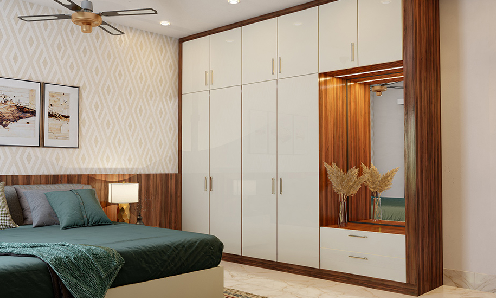Wardrobe Design Ideas for Bedroom: Hiranandani Parks Oragadam